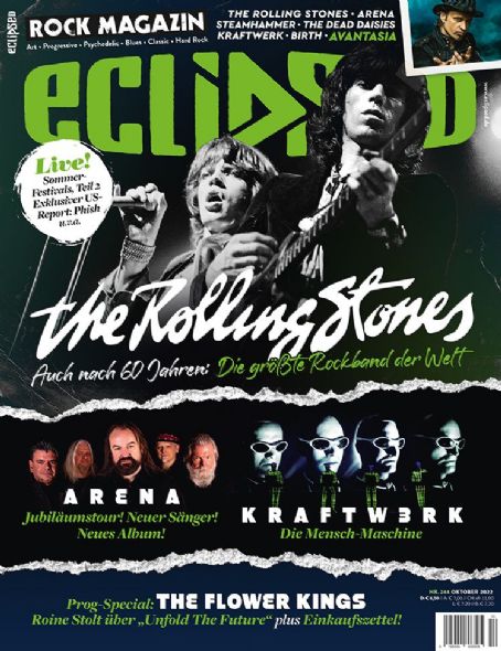 Mick Jagger - Eclipsed Magazine Cover [Germany] (October 2022)