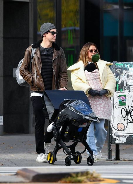 Ashley Tisdale – With Christopher French on a family stroll in New York City