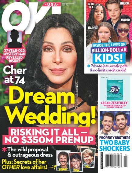 Cher, OK! Magazine 28 August 2020 Cover Photo - United States