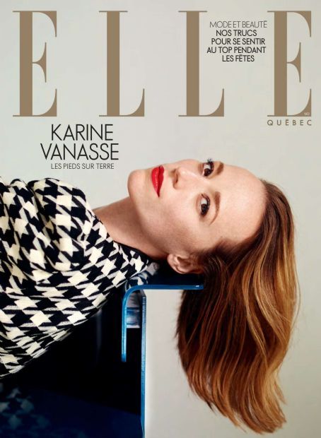 Karine Vanasse - Elle Magazine Cover [Canada] (December 2019)