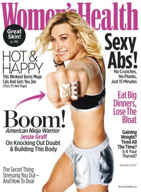 Jessie Graff Womens Health Magazine October 2017 Cover Photo United