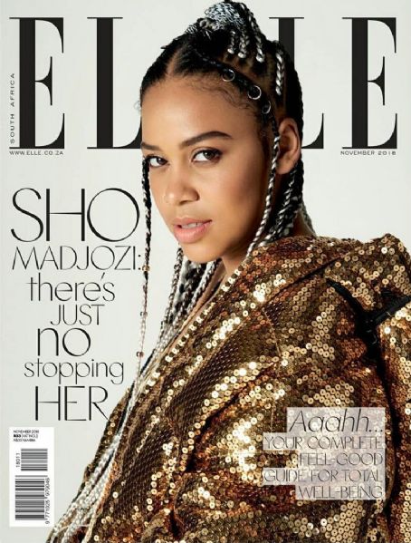 Sho Madjozi, Elle Magazine November 2018 Cover Photo - South Africa