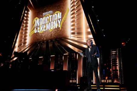 Paul McCartney speaks onstage during the 36th Annual Rock & Roll Hall Of Fame Induction Ceremony at Rocket Mortgage Fieldhouse on October 30, 2021 in Cleveland, Ohio