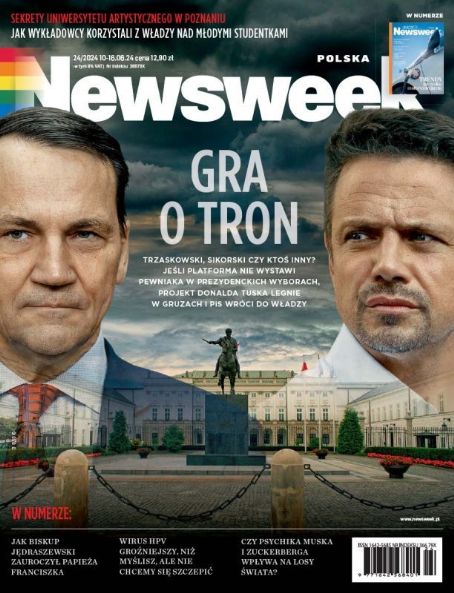 Radosław Sikorski, Rafał Trzaskowski, Newsweek Magazine 10 June 2024 ...