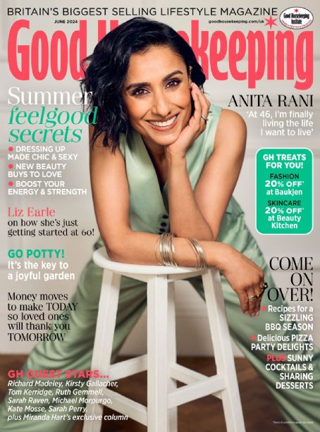 Anita Rani, Good Housekeeping Magazine June 2024 Cover Photo - United ...