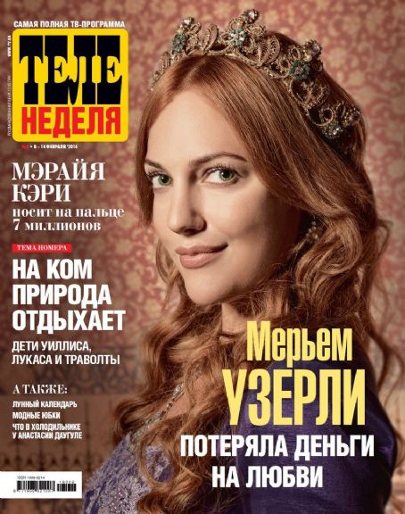 Meryem Uzerli - Tele Week Magazine Cover [Ukraine] (8 February 2016)