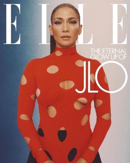 Jennifer Lopez, Elle Magazine February 2021 Cover Photo - United States