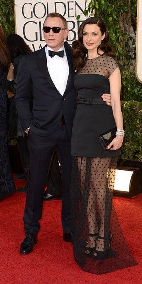Daniel Craig and Rachel Weisz: arrives at the 70th Annual Golden Globe Awards held at The Beverly Hilton Hotel