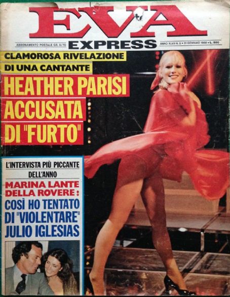 Heather Parisi - Eva Express Magazine Cover Italy (31 January 1980) .