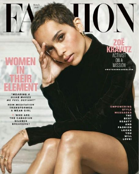 Zoë Kravitz - Fashion Magazine Pictorial [Canada] (March 2018)
