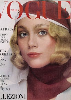 Jane Hitchcock, Vogue Magazine February 1970 Cover Photo - Italy