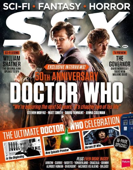 Matt Smith, David Tennant, John Hurt - SFX Magazine Cover [United Kingdom] (October 2013)