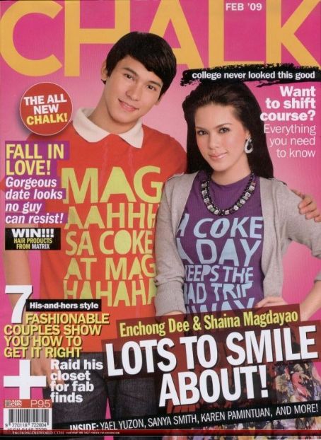 Shaina Magdayao, Enchong Dee - Chalk Magazine Cover [Philippines] (February 2009)