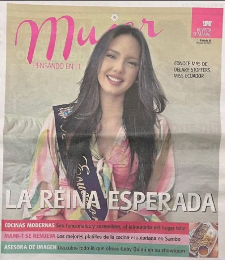 Delary Stoffers, Mujer Pensando En Ti Magazine 15 July 2023 Cover Photo ...