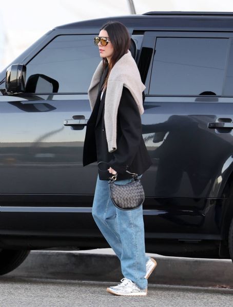 Kendall Jenner in Bottega Veneta Out in LA