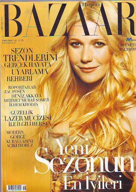 Gwyneth Paltrow, Harper's Bazaar Magazine October 2006 Cover Photo - Turkey