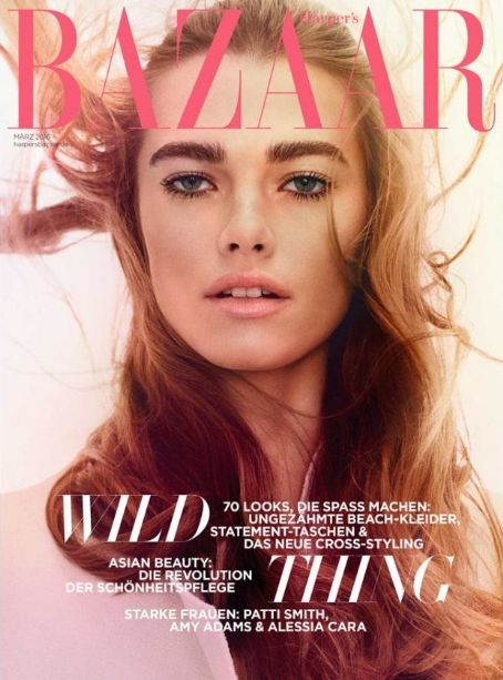 Mathilde Brandi, Harper's Bazaar Magazine March 2016 Cover Photo - Germany