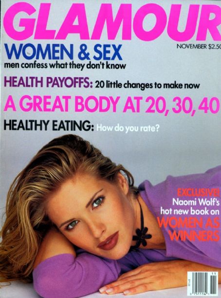 Judit Mascó, Glamour Magazine November 1993 Cover Photo - United States