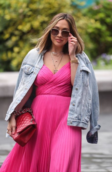 Myleene klass pink top dress