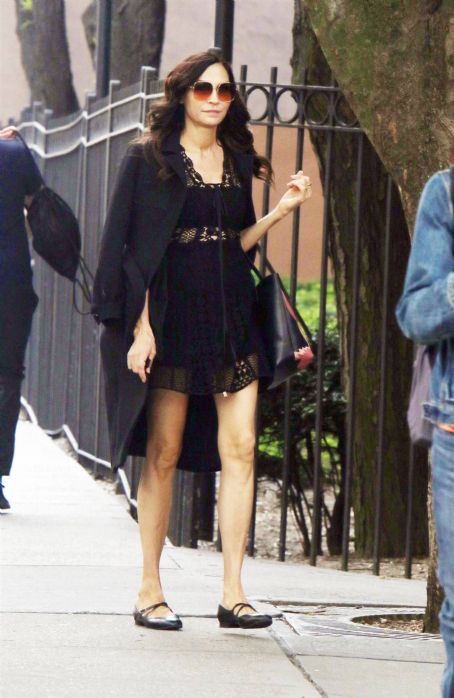 Famke Janssen – Dons all-black ensemble while out in New York