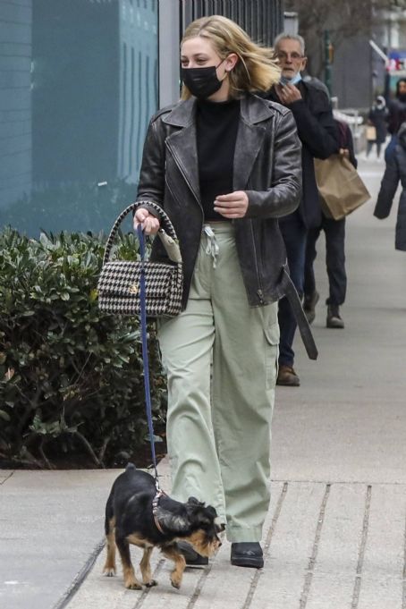 Camila Mendes – With Lili Reinhart steps out for dog walk in Vancouver ...