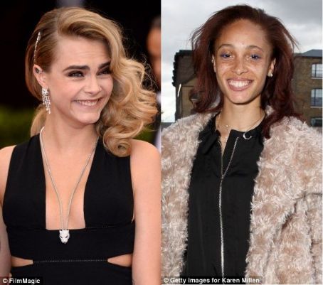 Cara Delevingne leaves her 'scar' on best pal and fellow model Adwoa Aboah