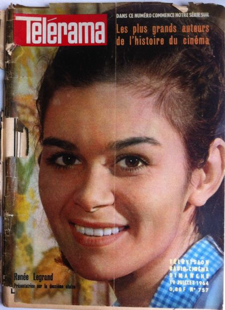 Renee Legrand, Télérama Magazine 19 July 1964 Cover Photo - France