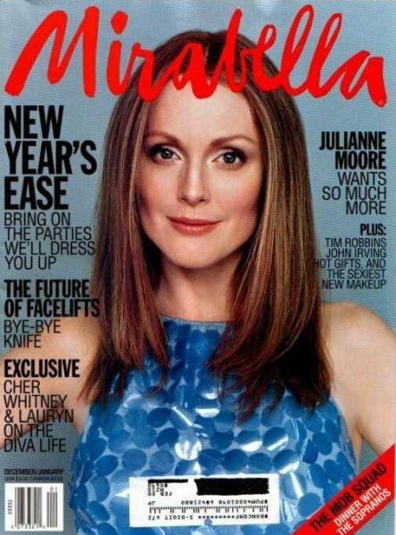 Julianne Moore Mirabella Magazine December 1999 Cover Photo United States 4167