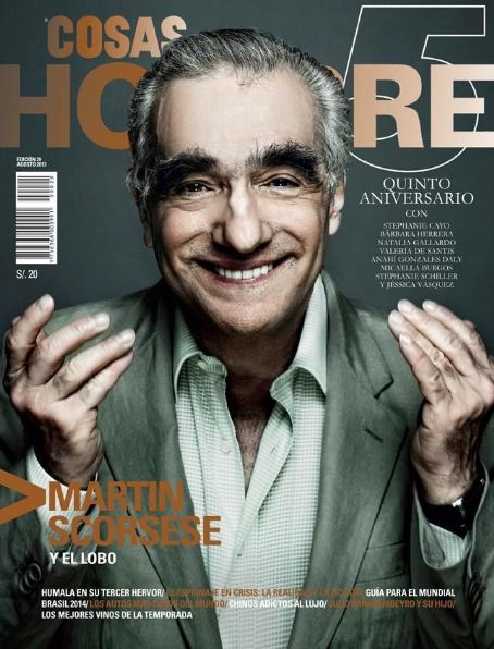 Martin Scorsese, Cosas Hombre Magazine August 2013 Cover Photo - Peru