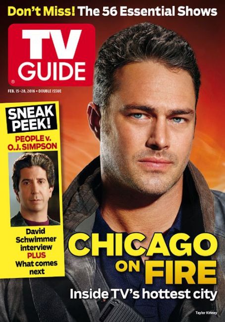 Taylor Kinney - TV Guide Magazine Cover [United States] (15 February 2016)