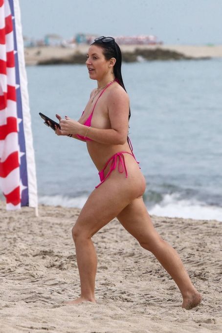 Angela White – In a bikini in Miami Beach