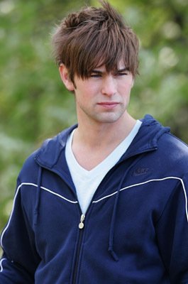 Chase Crawford and Ed Westwick On Location for Gossip Girl