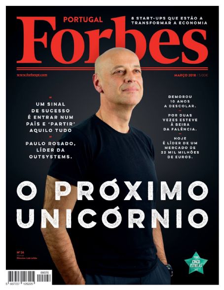 Paulo Rosado, Forbes Magazine March 2018 Cover Photo - Portugal