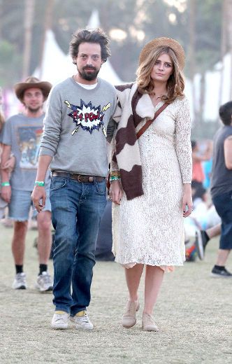 Mischa Barton and Sebastian Knapp