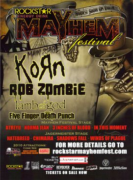 Mayhem Festival 2010