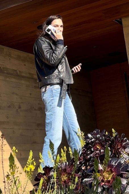 Gal Gadot – In leather jacket with her husband Yaron Varsano at Nobu