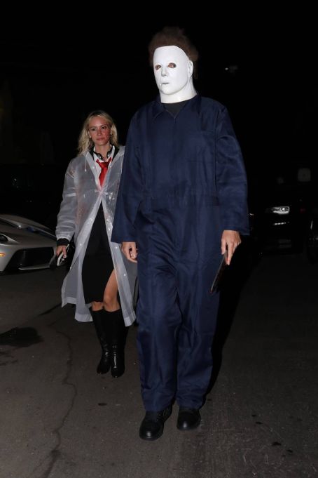 Bryana Holly – With boyfriend Nicholas Hoult seen at 10 Halloween costume party in Los Angeles