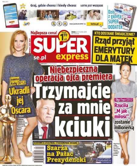 Olga Frycz - Super Express Magazine Cover [Poland] (23 January 2019)