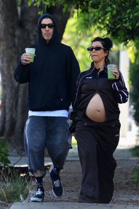 Kourtney Kardashian – Seen with her husband Travis Barker at Cha Cha Macha in West Hollywood