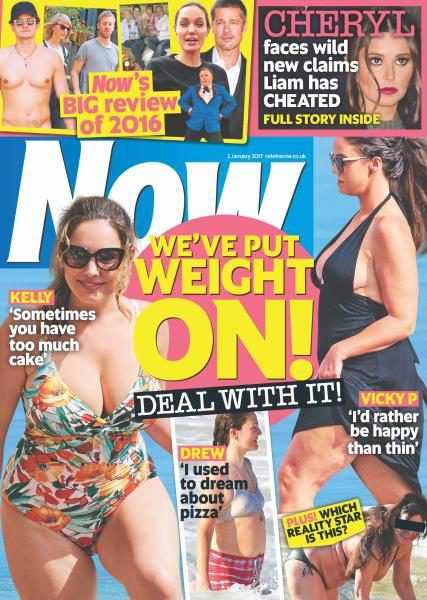 Kelly Brook - Now Magazine Cover [United Kingdom] (2 January 2017)