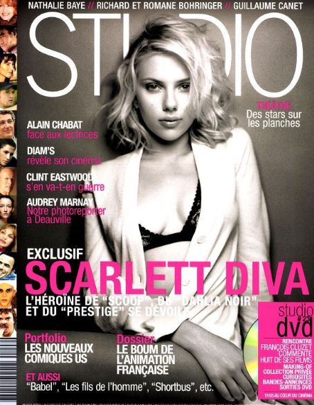 Scarlett Johansson - Studio Magazine Cover [France] (November 2006)