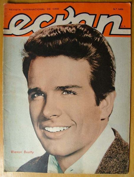 Warren Beatty, Ecran Magazine 21 May 1963 Cover Photo - Chile