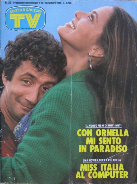 Ornella Muti Francesco Nuti Sorrisi E Canzoni Tv Magazine 01