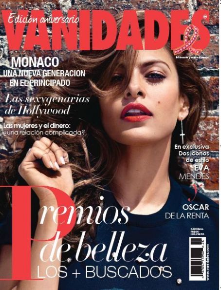 Eva Mendes, Vanidades Magazine 01 October 2013 Cover Photo - Ecuador