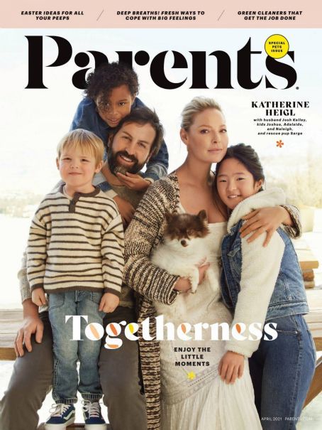 Katherine Heigl and Josh Kelley - Parents Magazine Cover [United States] (April 2021)
