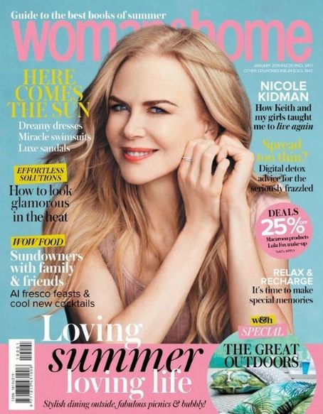 Nicole Kidman, Woman&Home Magazine January 2019 Cover Photo - South Africa