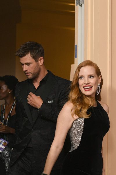 Chris Hemsworth And Jessica Chastain 75th Annual Golden Globe Awards Picture Photo Of Chris