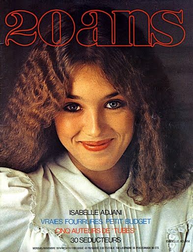 Isabelle Adjani, 20 ans Magazine 20 November 1974 Cover Photo - France