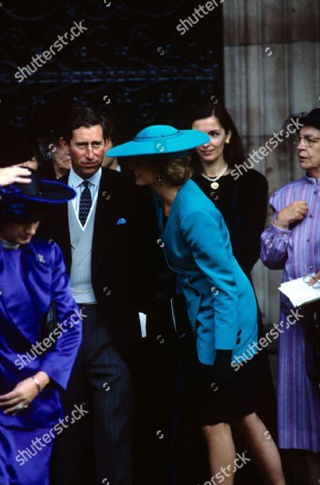 Princess Diana Attends To Wedding Of Camilla Dunne And Rupert Soames At