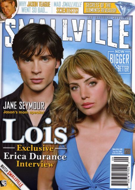 Erica Durance Tom Welling Tom Welling And Erica Durance Smallville Official Magazine Magazine